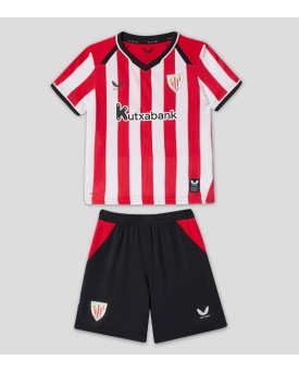 Billige Fotballdrakt Athletic Bilbao Replika Hjemmedraktsett Barn 2026-27 Kortermet (med bukser)